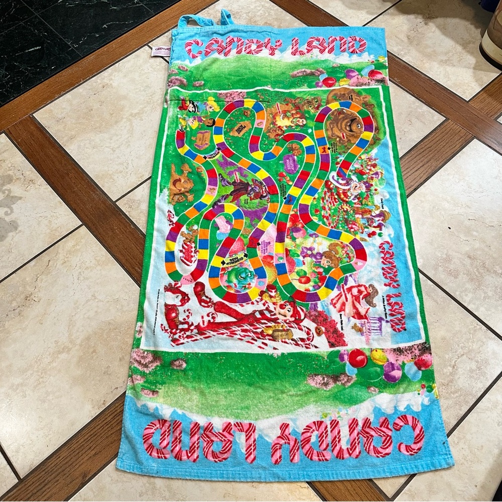 Vintage Candy Land Towel Poncho – 2008 Hasbro x Jay Franco & Sons